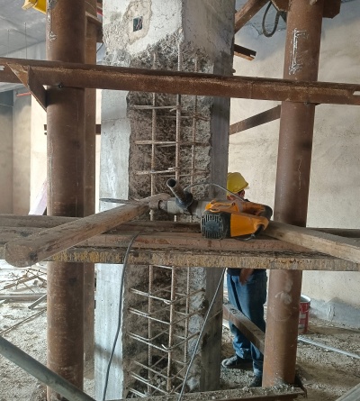 廣西增大截面加固施工工藝流程