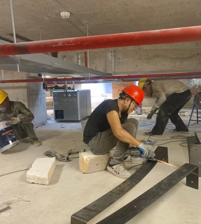  粘鋼加固的施工過程質量控制